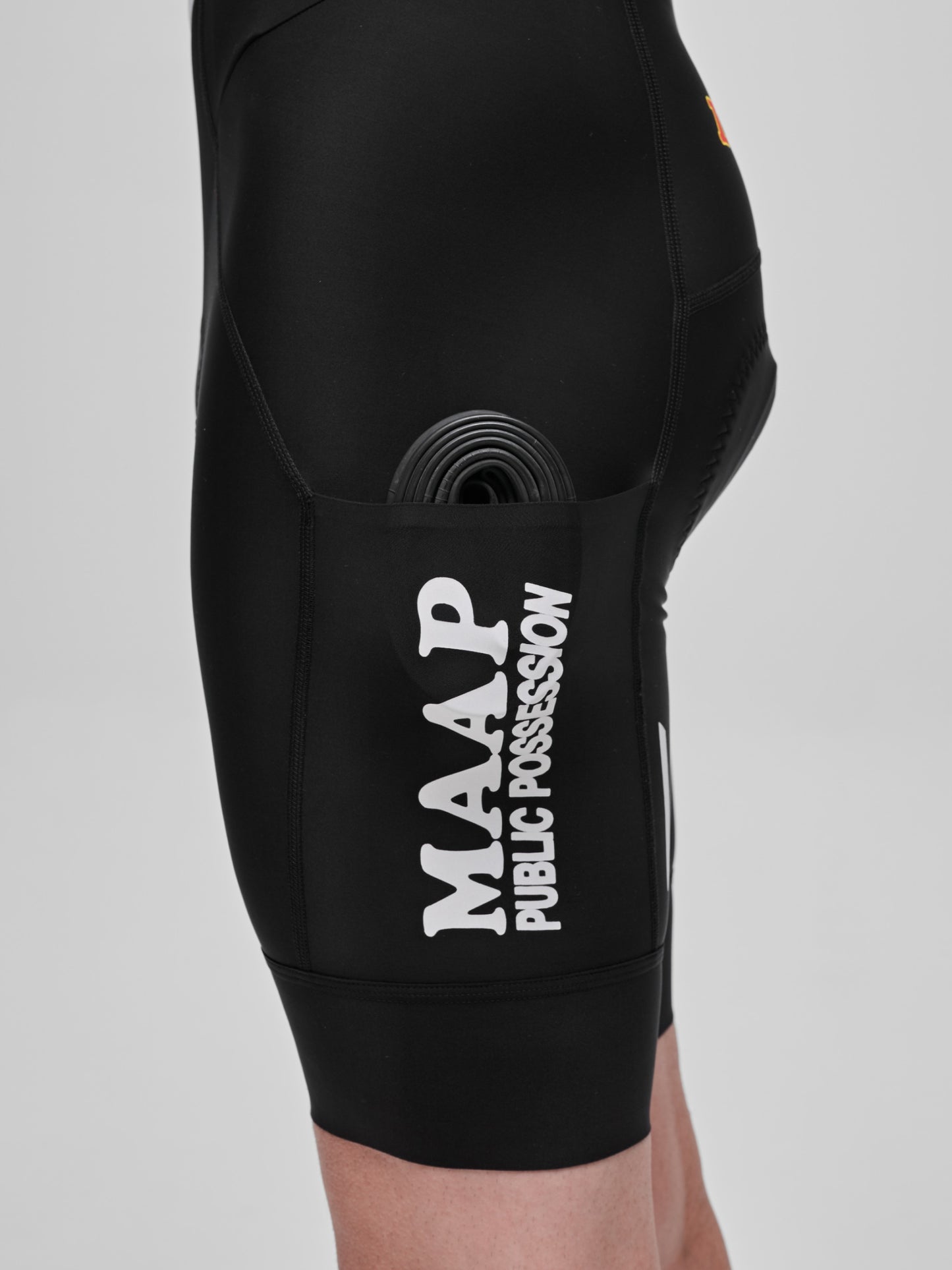 MAAP + PUBLIC POSSESSION Team Bib Evo Cargo Black/Yellow