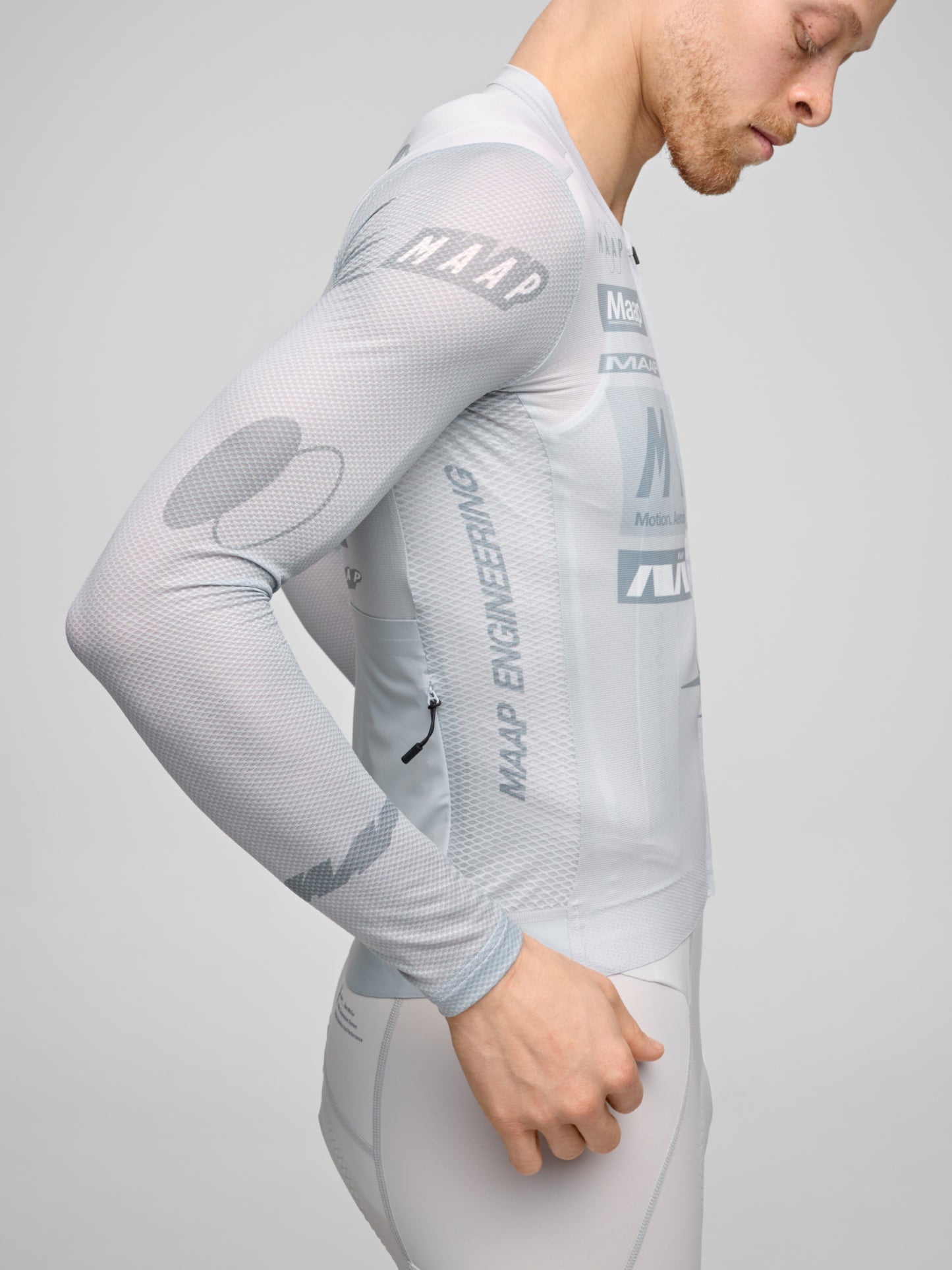 Drome Pro Air LS Jersey 3.0 Ice Gray