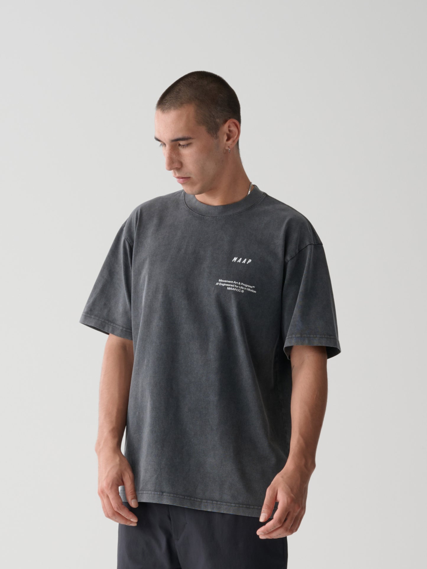 Essentials Print Tee Acid Black
