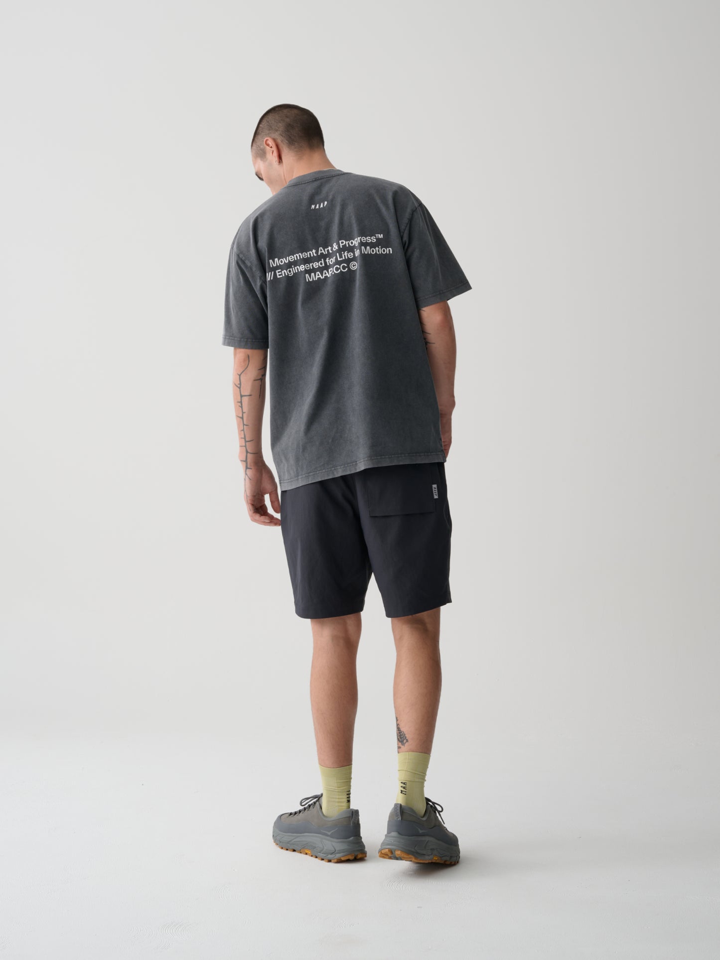 Essentials Print Tee Acid Black