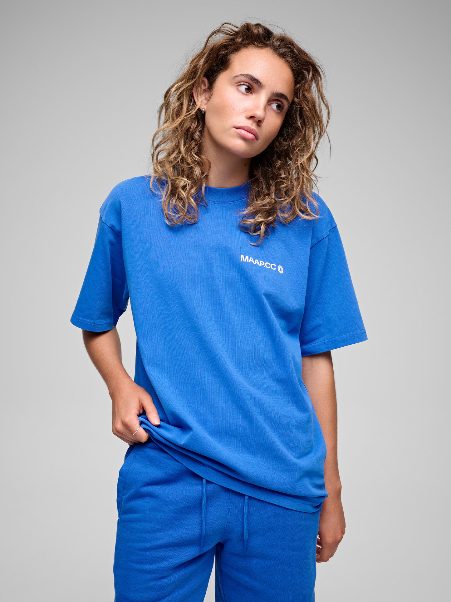 Essentials CC Tee Sonic Blue