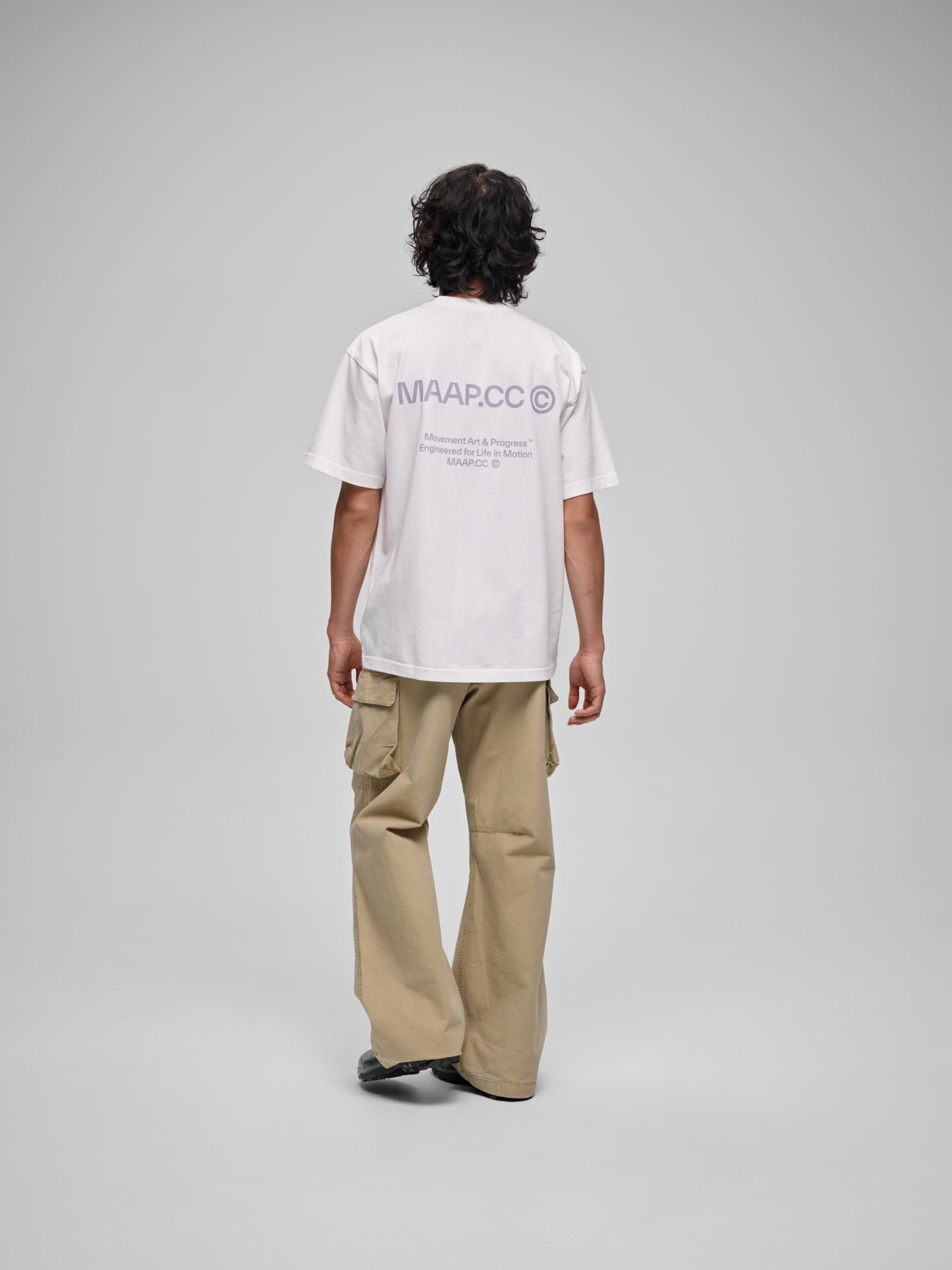 Essentials CC Tee White/Icelandic Blue