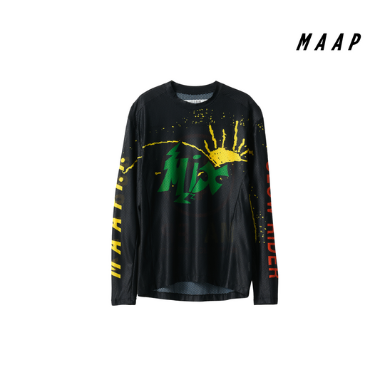 MAAP + Public Possession LS Mesh Tee Black
