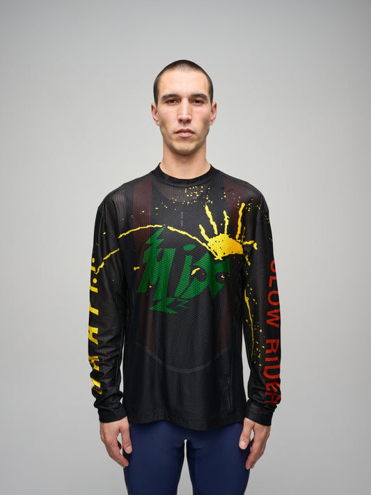 MAAP + Public Possession LS Mesh Tee Black