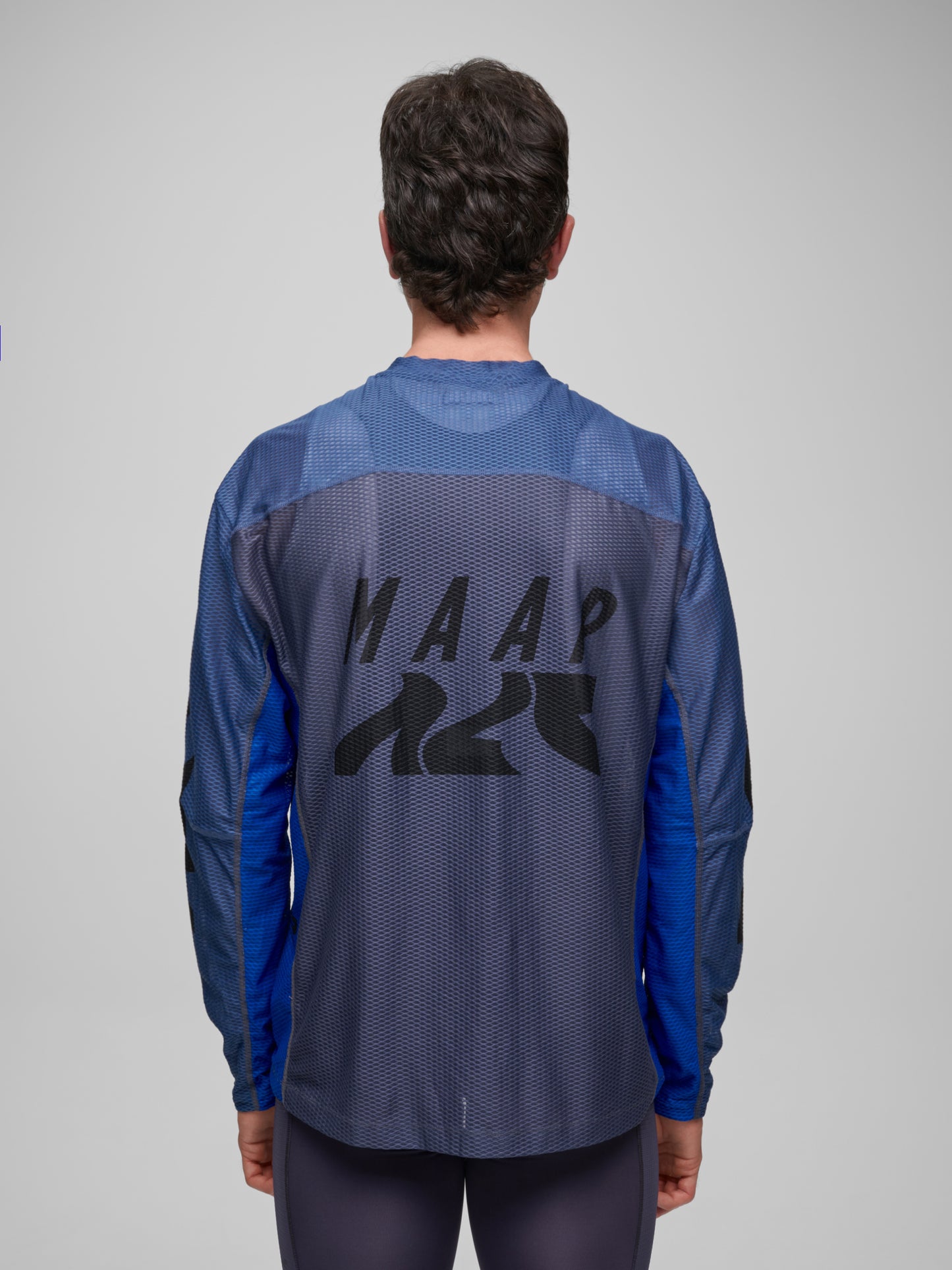 Alt_Road™ Mesh LS Tee Mixed Blue