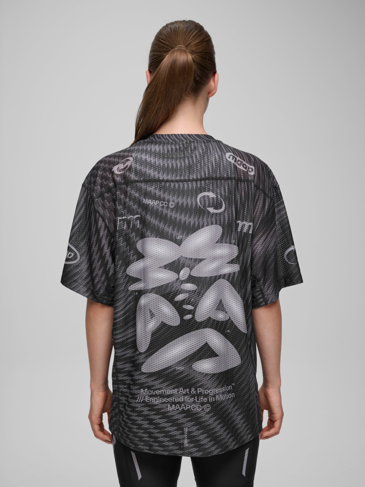 Spectrum Air Mesh Tee Carbon Black