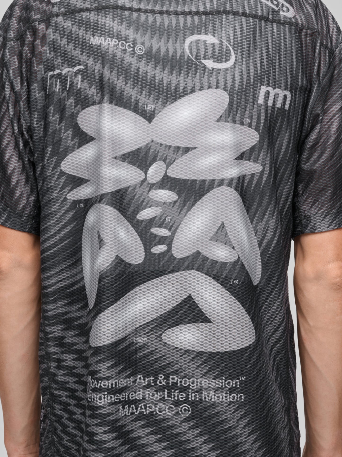 Spectrum Air Mesh Tee Carbon Black