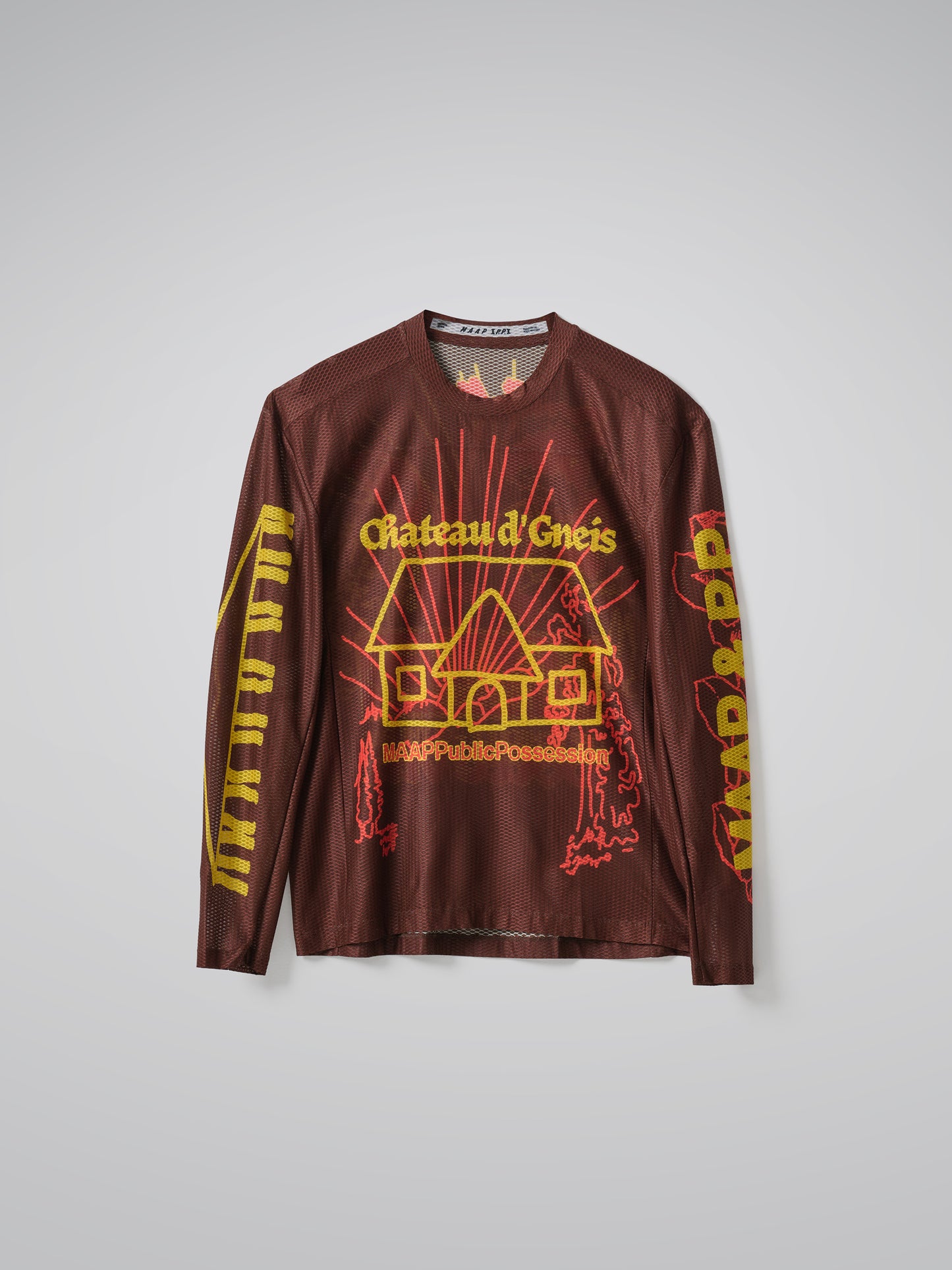 MAAP + PUBLIC POSSESSION Mesh LS Tee Umber