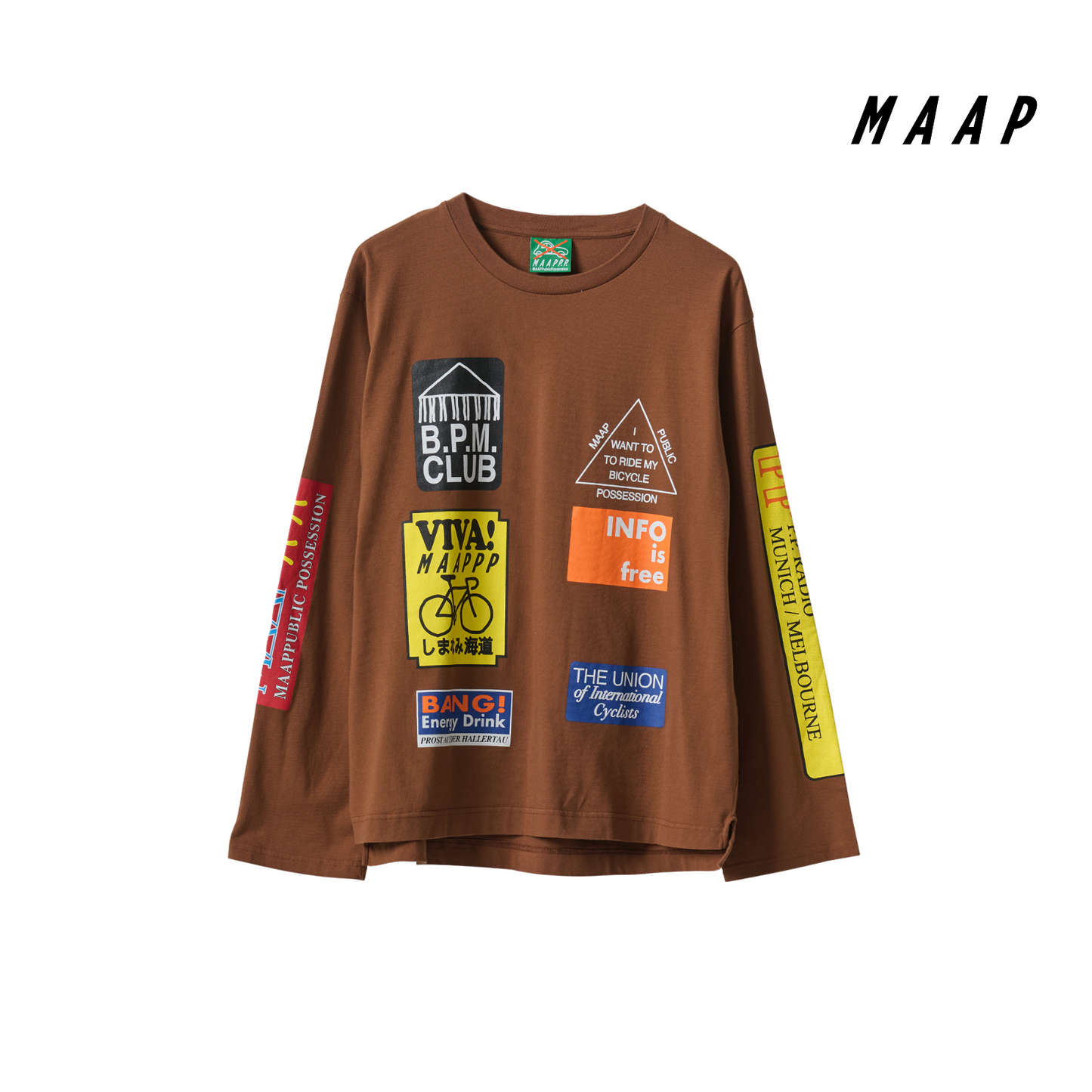 MAAP + PUBLIC POSSESSION LS Tee BROWN