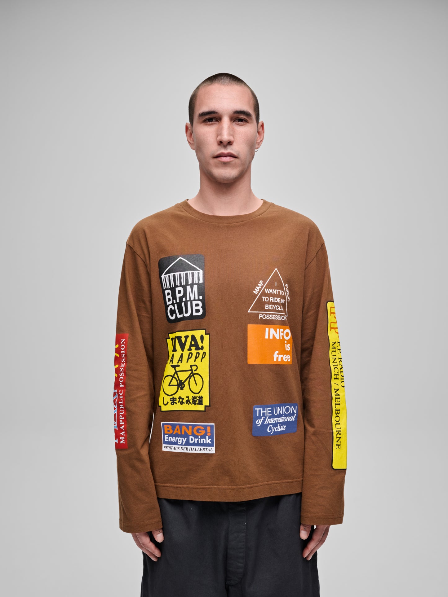 MAAP + PUBLIC POSSESSION LS Tee BROWN