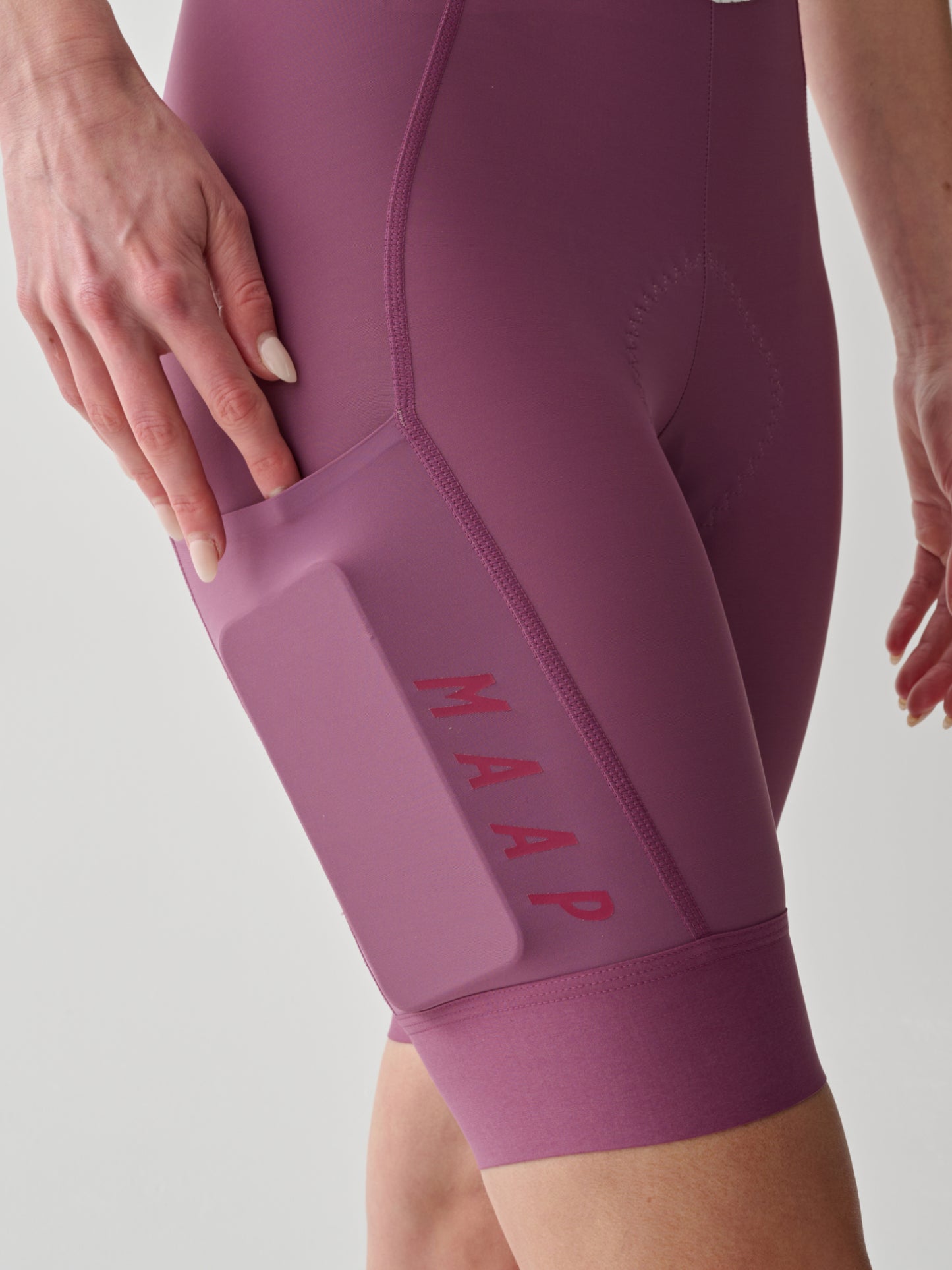 Women's Team Bib Evo Cargo Dark Mauve