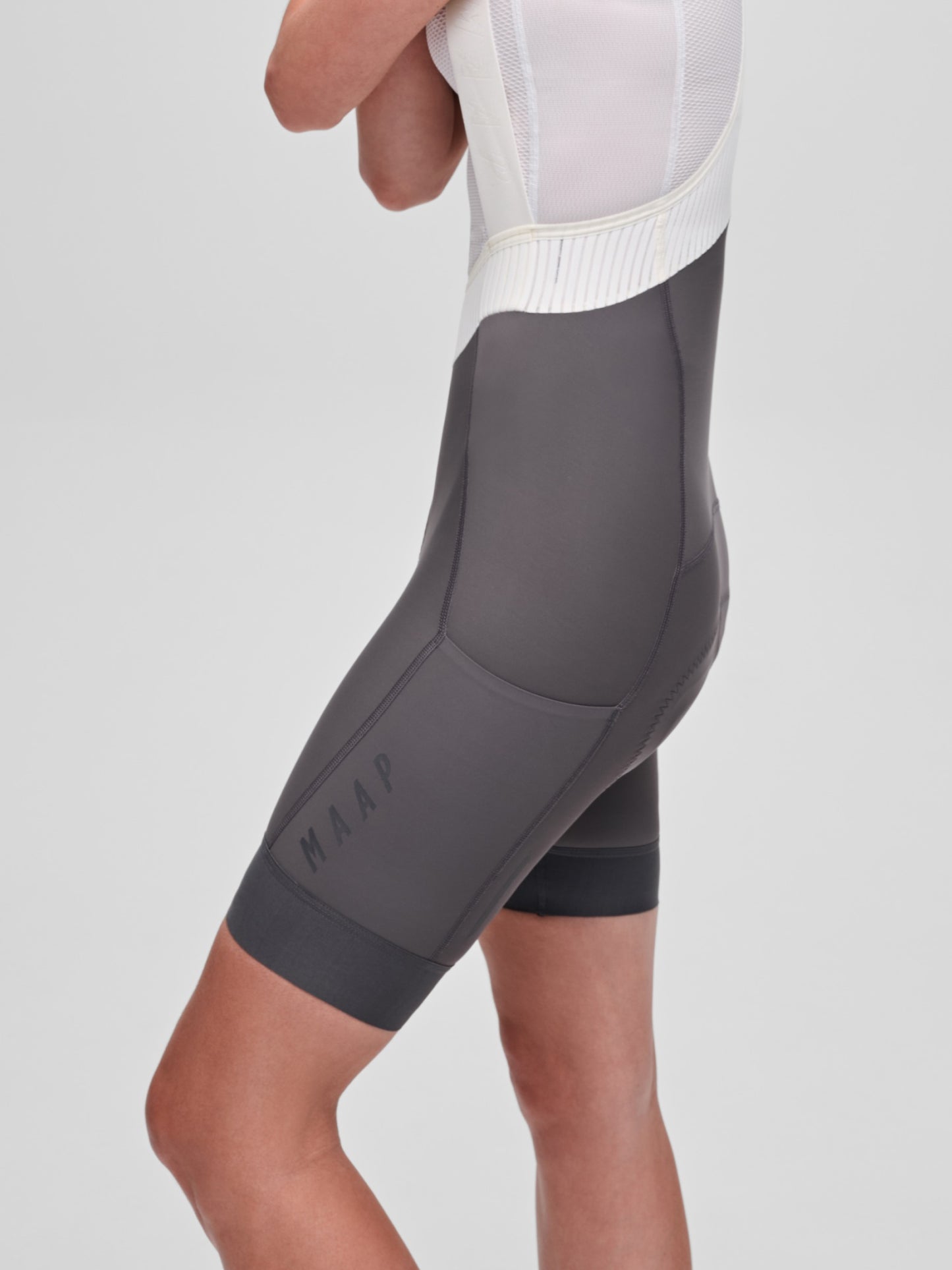 Women's Team Bib Evo Cargo Charcoal Plum