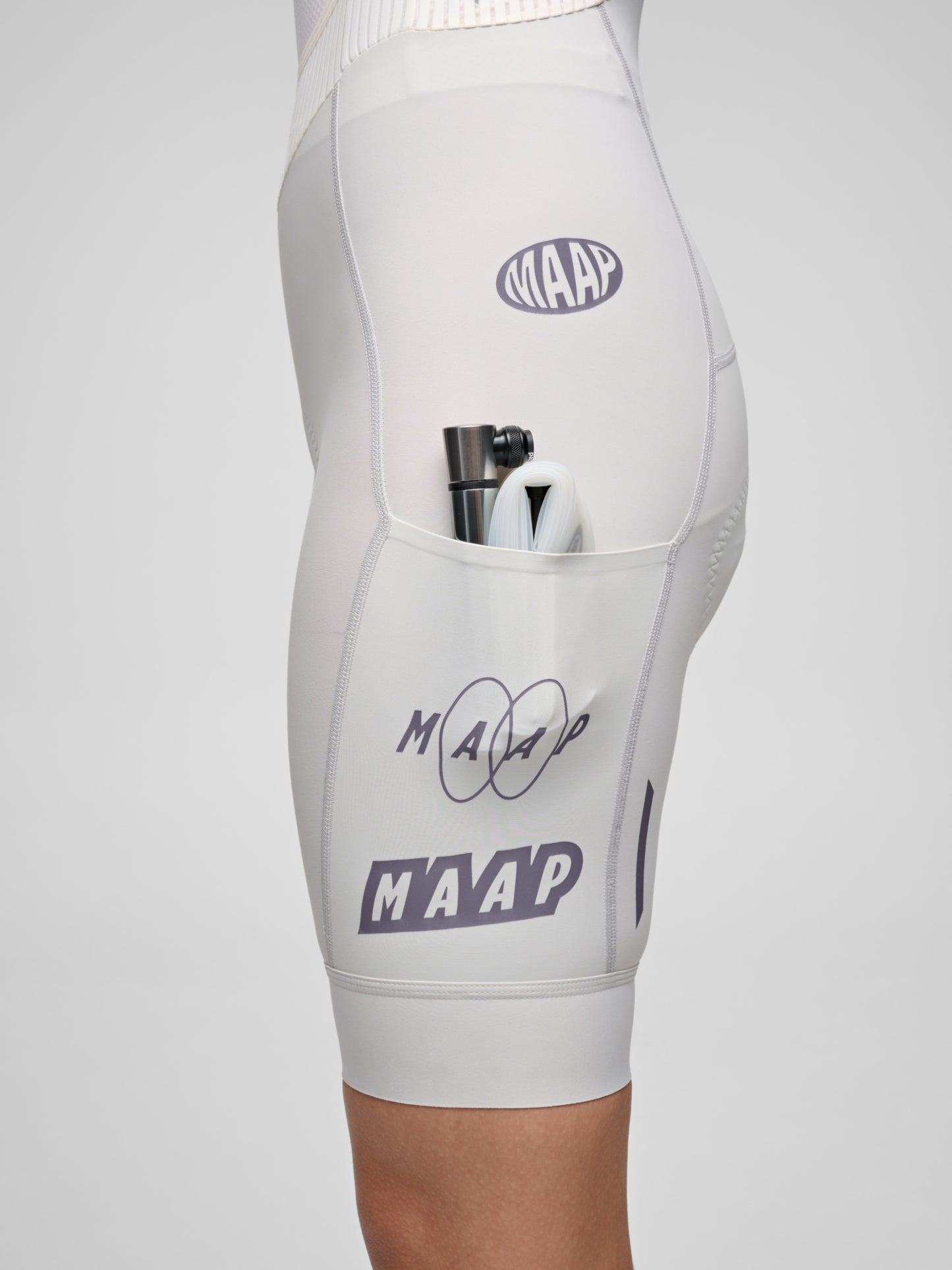 Women's Drome Team Bib Evo Cargo Ice Gray