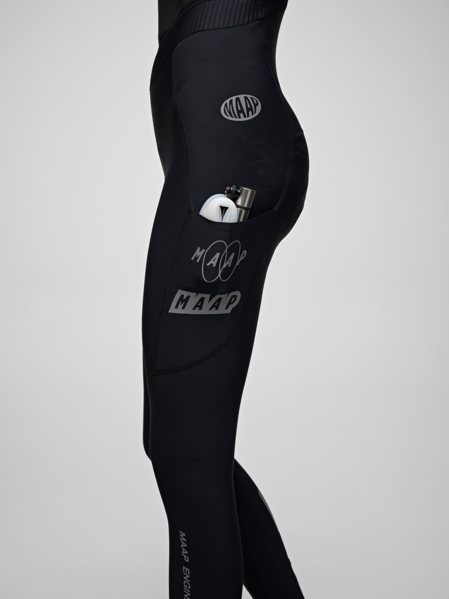 Women's Drome Team Bib Evo Cargo Tights Black