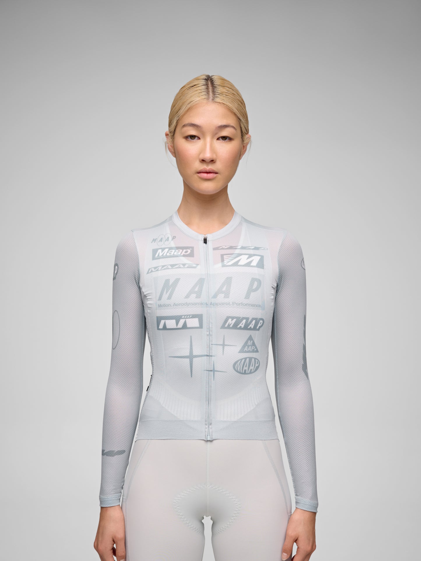 Women's Drome Pro Air LS Jersey 3.0 Ice Gray