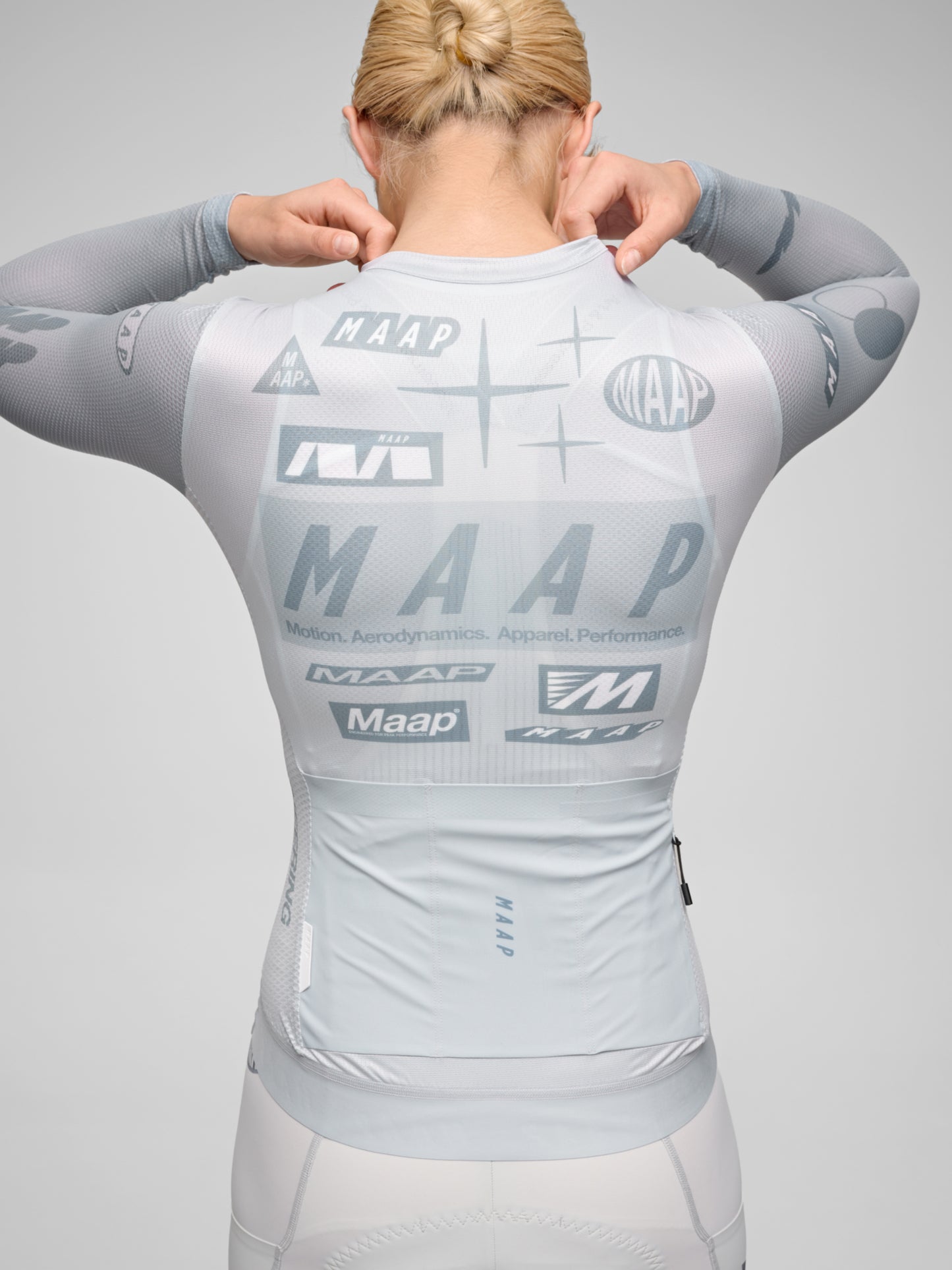 Women's Drome Pro Air LS Jersey 3.0 Ice Gray