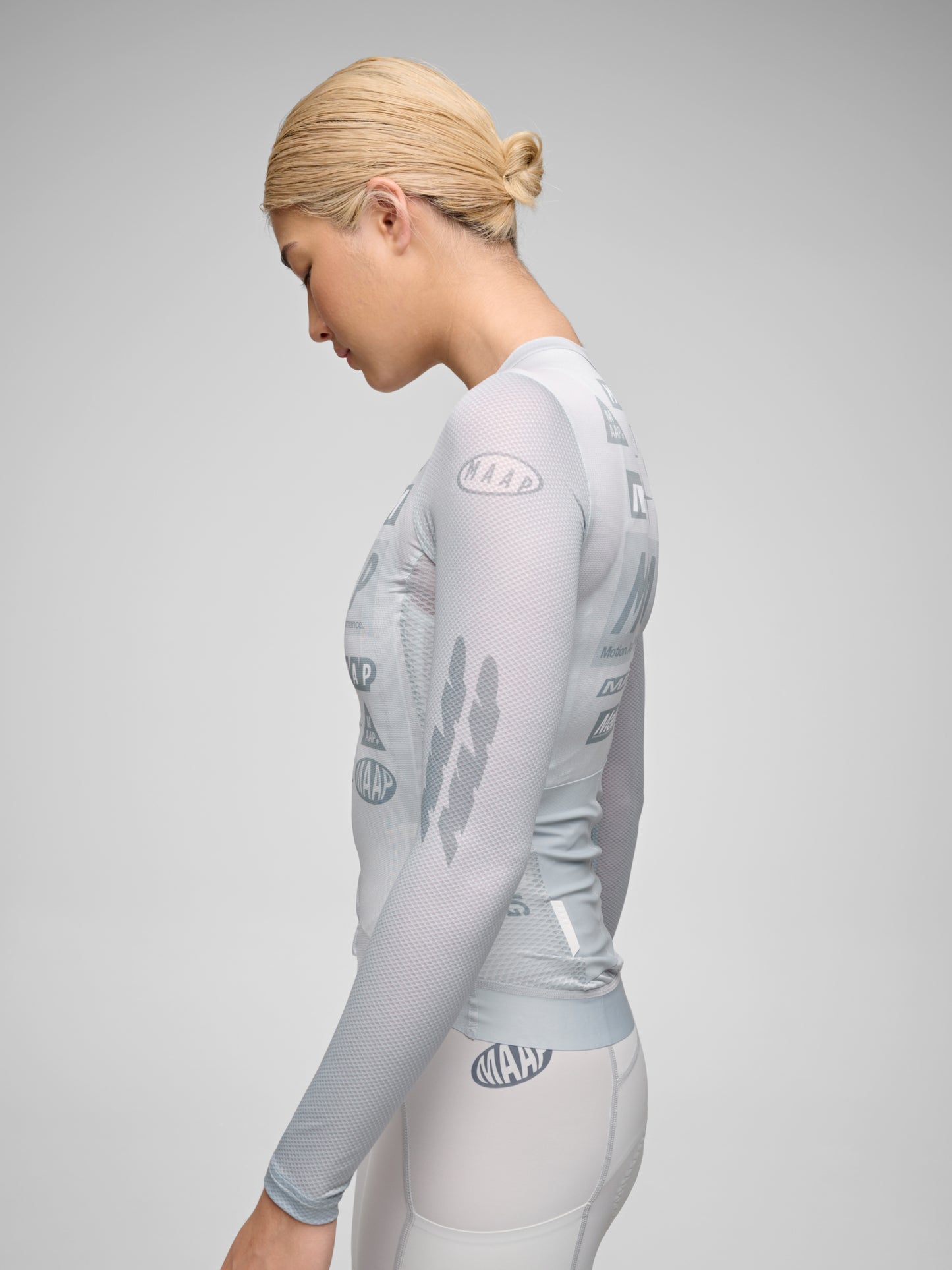 Women's Drome Pro Air LS Jersey 3.0 Ice Gray