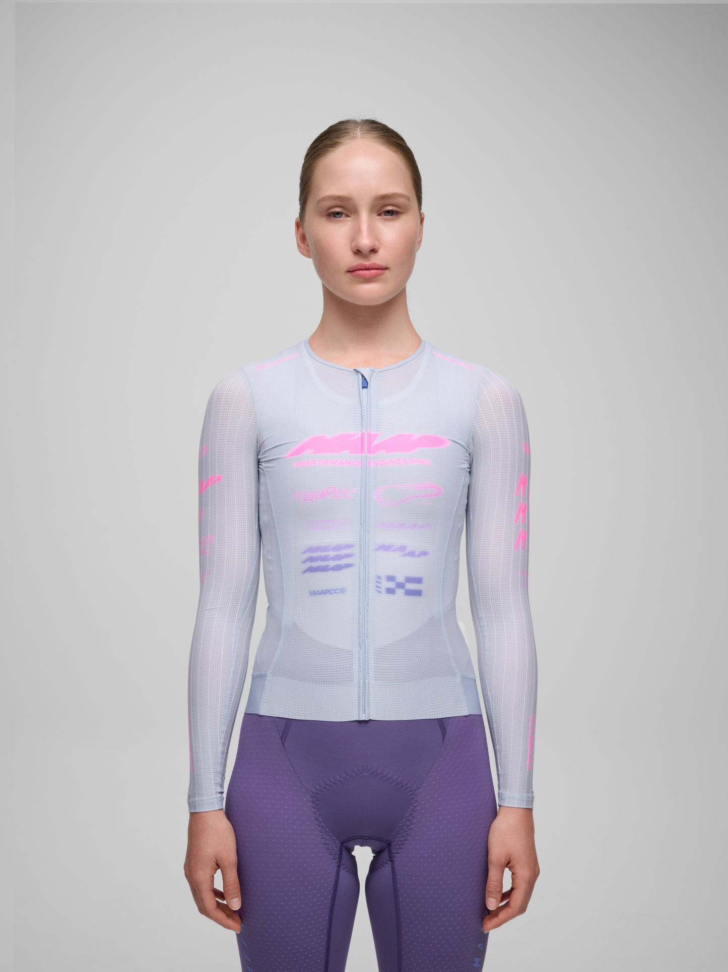 Women's Beta Pro Aero LS Jersey Xenon Purple