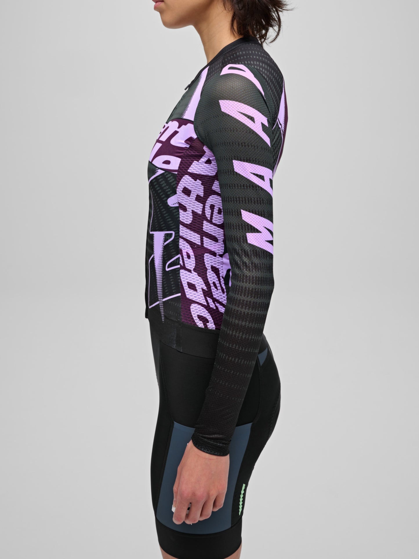 Women's Pro Air LS Jersey 3.0 Black / Violet