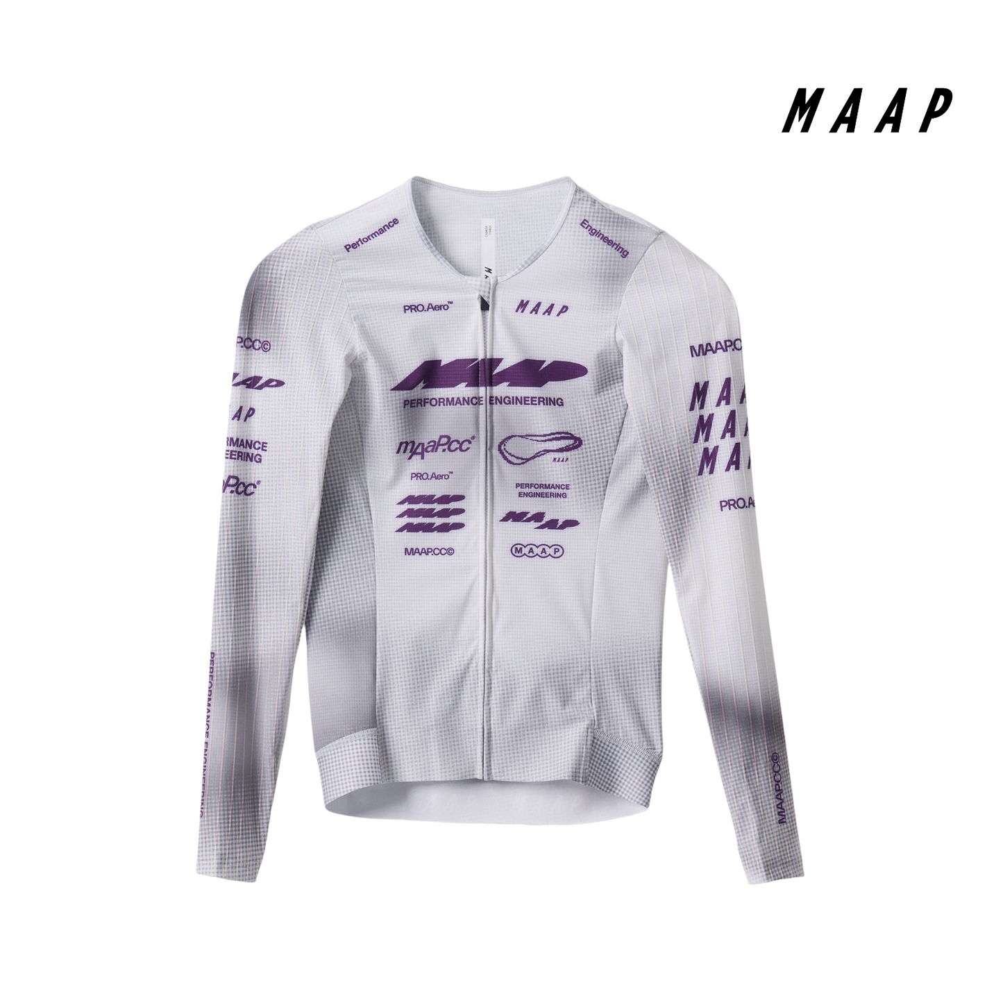 Women's Pro Aero LS Jersey Lunar Grey