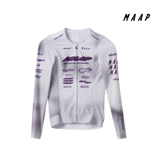 Women's Pro Aero LS Jersey Lunar Grey
