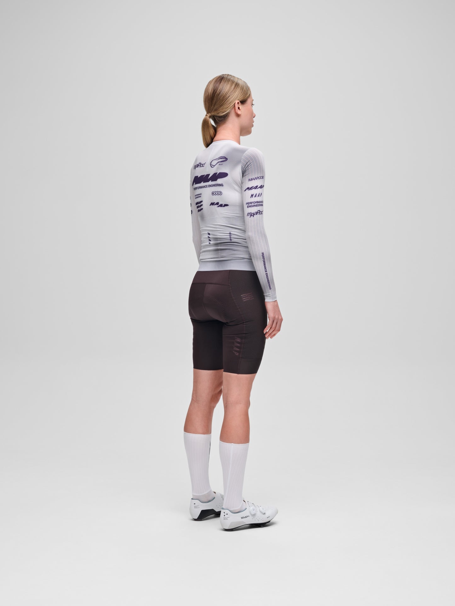 Women's Pro Aero LS Jersey Lunar Grey