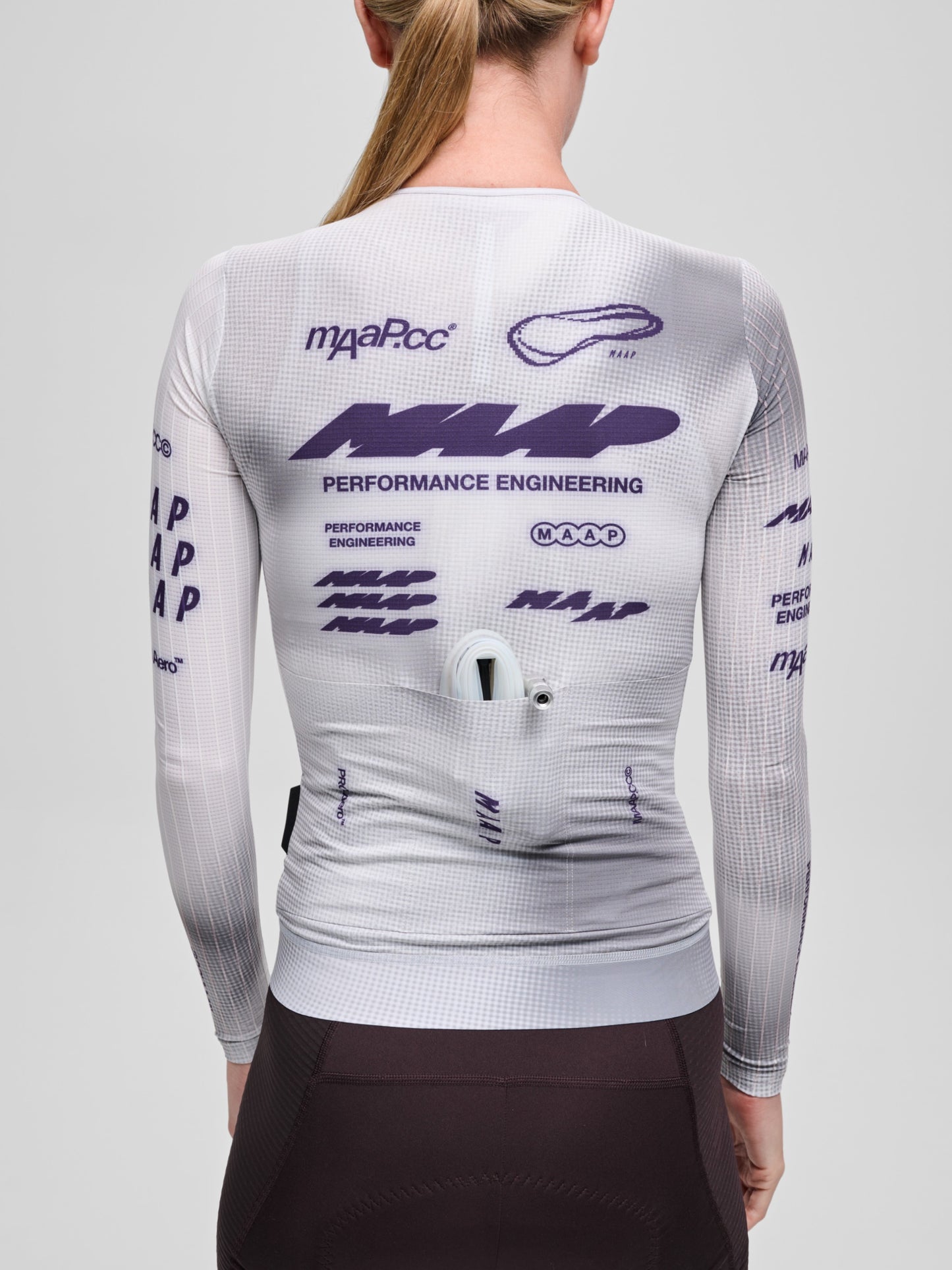 Women's Pro Aero LS Jersey Lunar Grey
