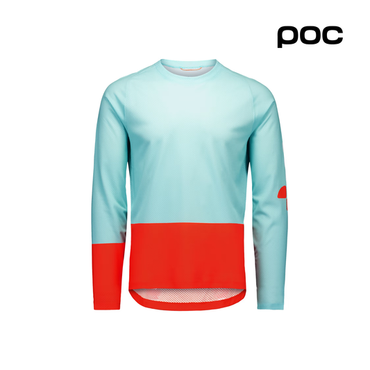 M's Motion Air L/S Jersey Lazurite Blue/Carnelian Orange