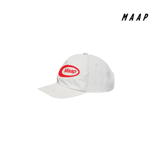 Orbit 5 Panel Nylon Cap White
