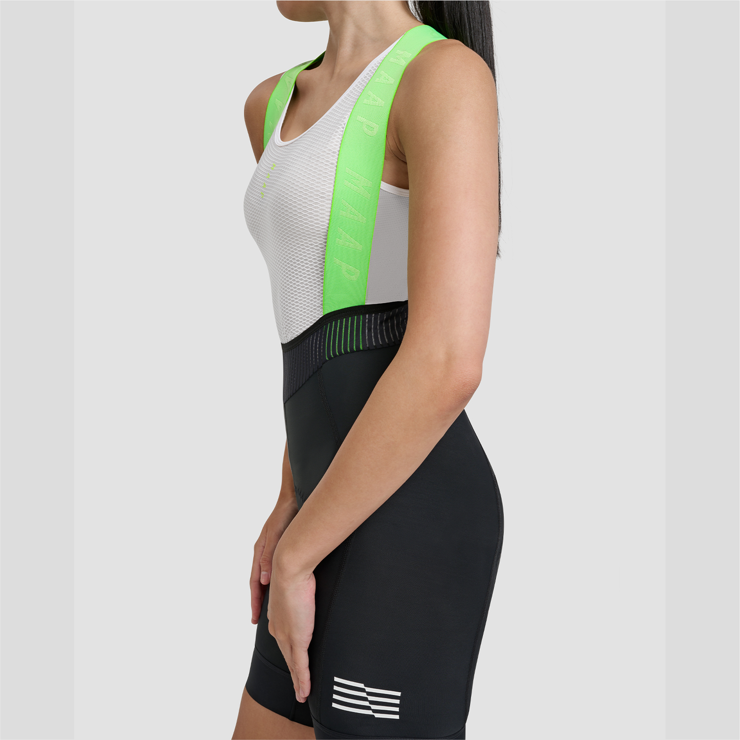 Women's Eclipse Team Bib Evo Black/Fluro Green