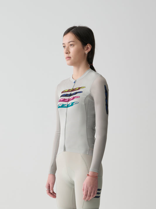 Women's Evade X Pro Air LS Jersey 2.0 Fog