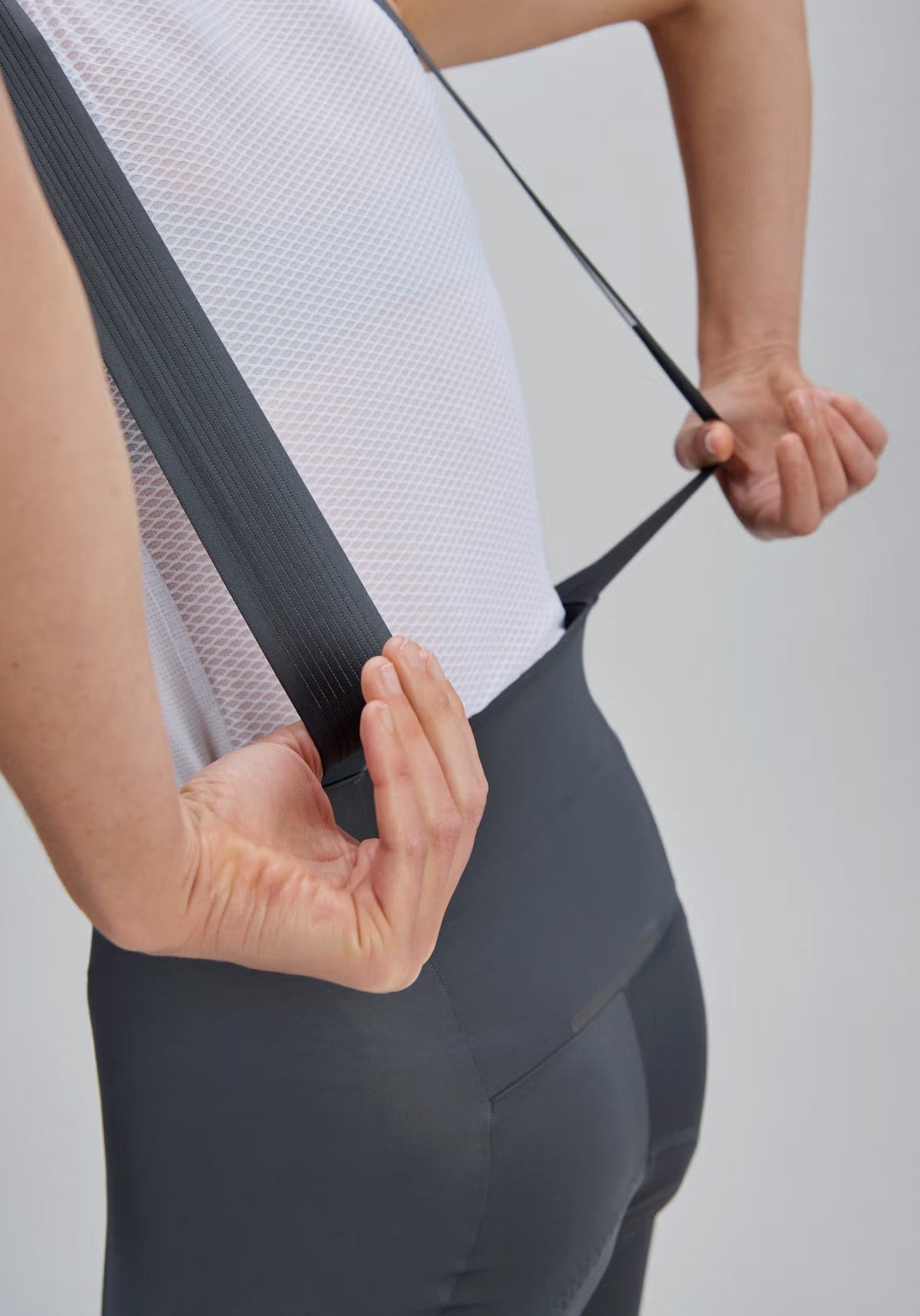 W's Raceday Bib Shorts Sylvanite Grey
