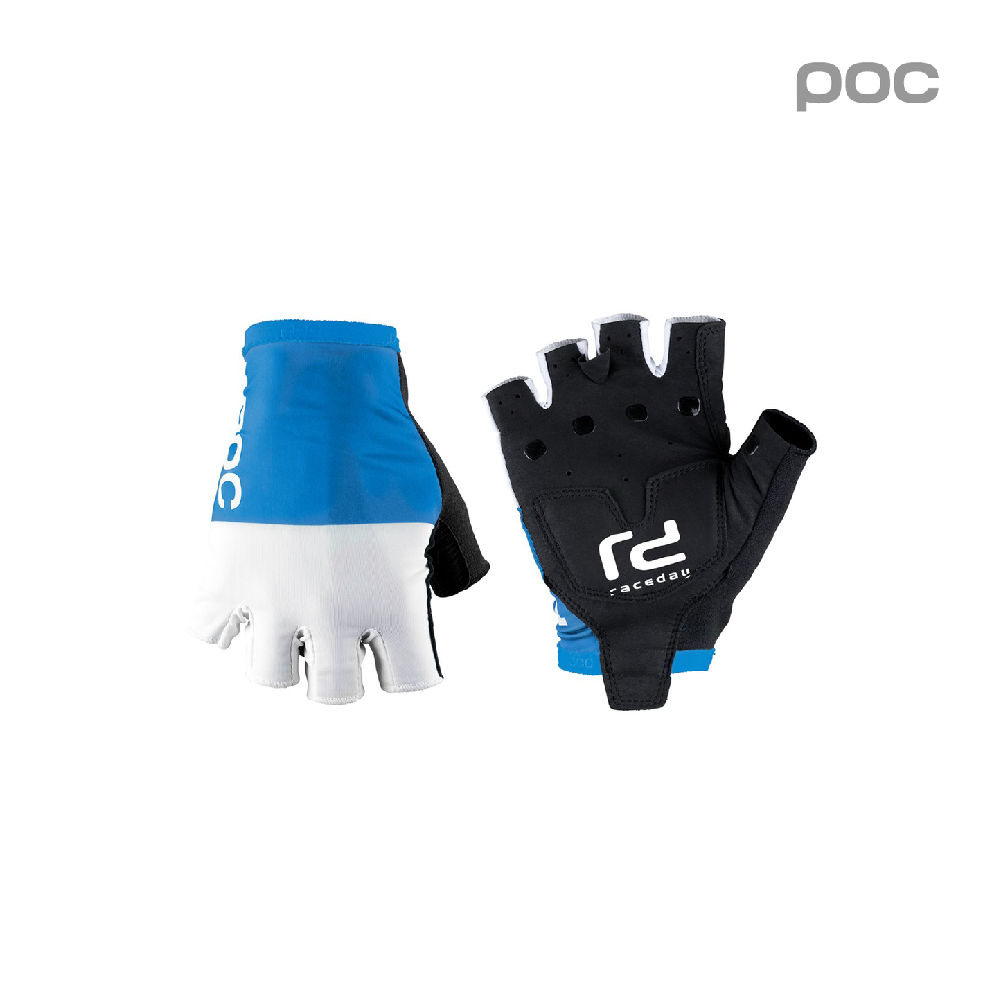 Raceday Gloves Garminum Blue/ Hydrogen White