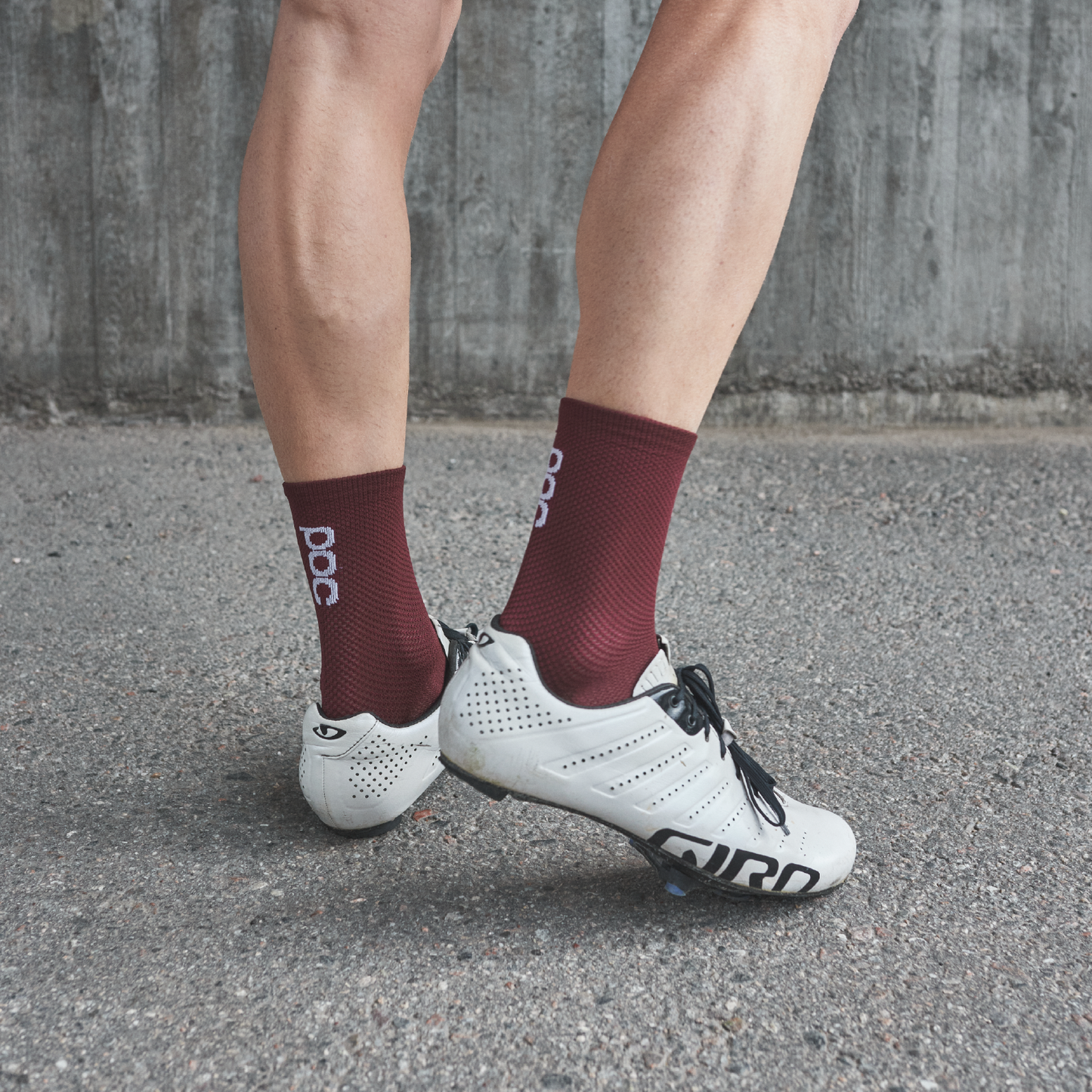 Seize Sock Short Garnet Red