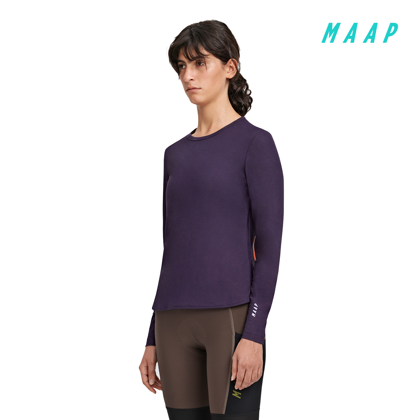 Women's Alt_Road Ride Tee LS Eggplant