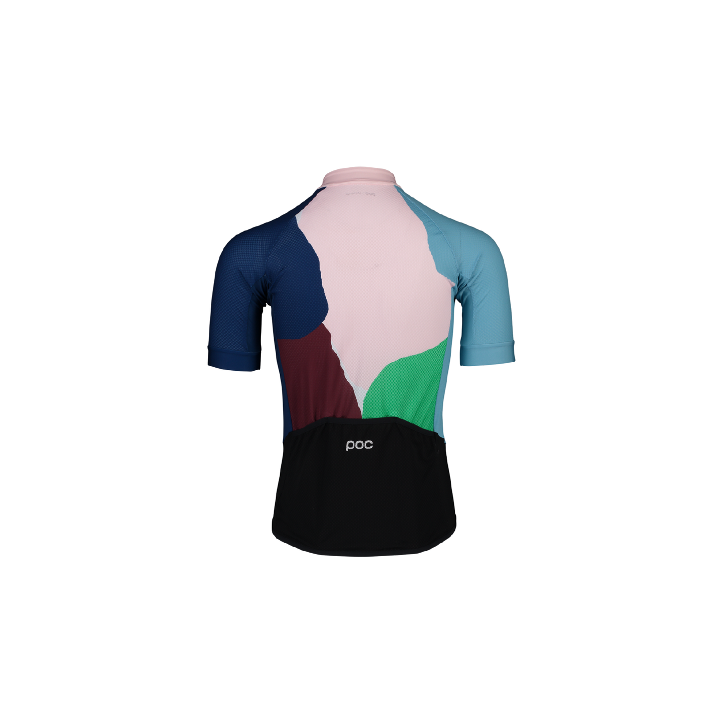 Essential Road Print Jersey Color Splashes Multi Opal/ Basalt Blue