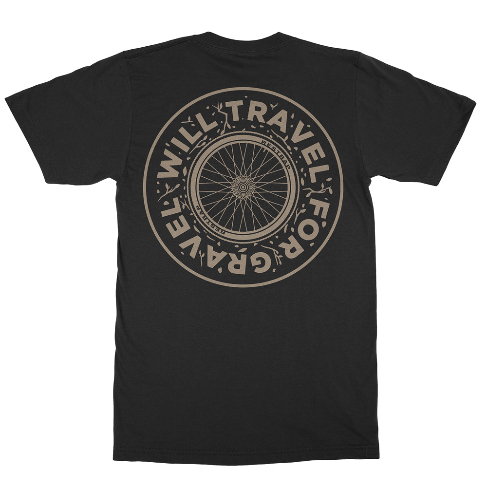 T-shirt - Will Travel For Gravel